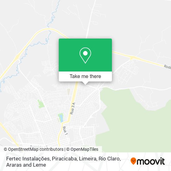 Fertec Instalações map