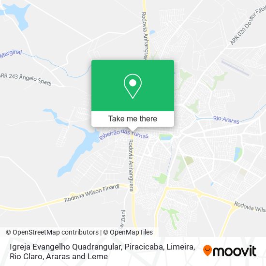 Igreja Evangelho Quadrangular map
