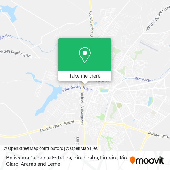 Belissima Cabelo e Estética map