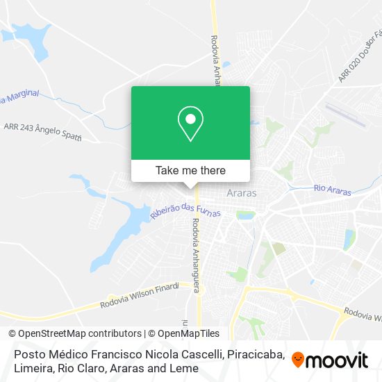 Posto Médico Francisco Nicola Cascelli map