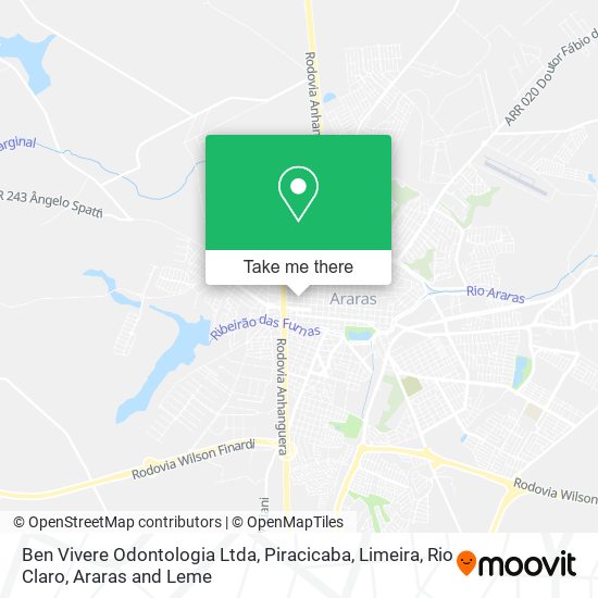 Ben Vivere Odontologia Ltda map