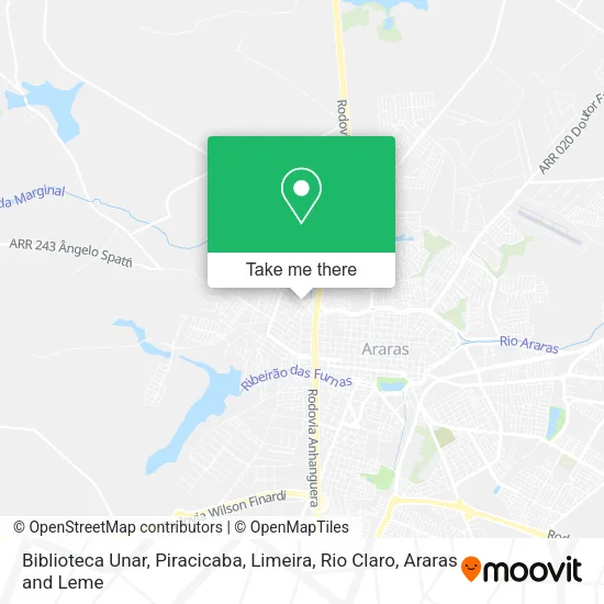 Biblioteca Unar map