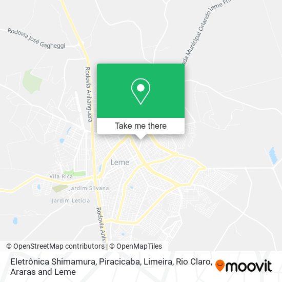 Eletrônica Shimamura map