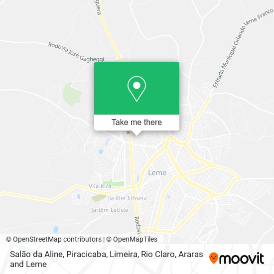 Salão da Aline map