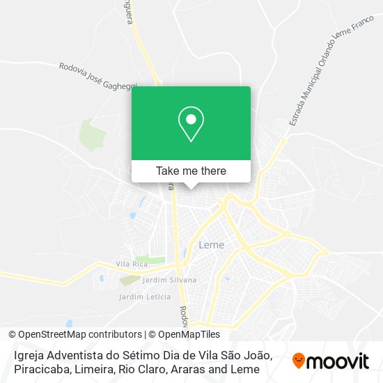 Igreja Adventista do Sétimo Dia de Vila São João map