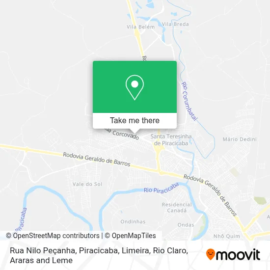 Rua Nilo Peçanha map