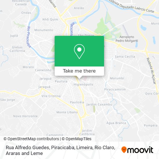 Rua Alfredo Guedes map