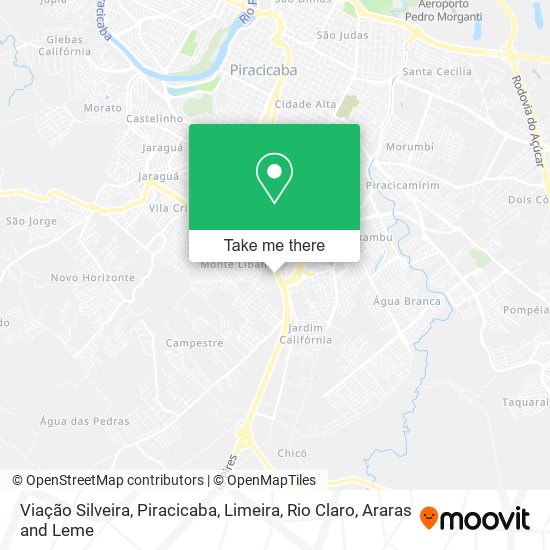 Viação Silveira map