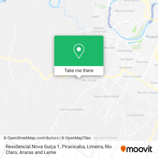 Mapa Residencial Nova Suíça 1