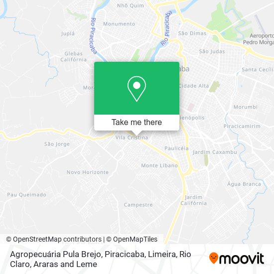 Agropecuária Pula Brejo map