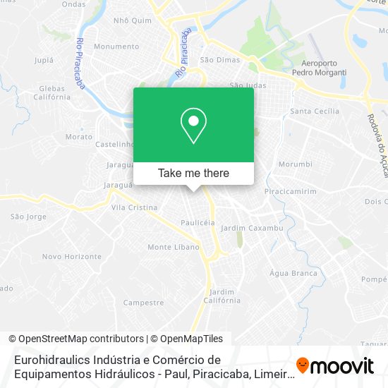 Eurohidraulics Indústria e Comércio de Equipamentos Hidráulicos - Paul map