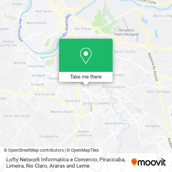 Lofty Network Informatica e Comercio map