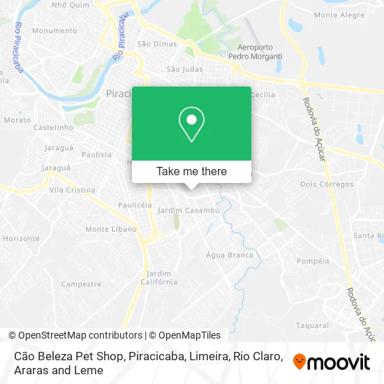 Cão Beleza Pet Shop map