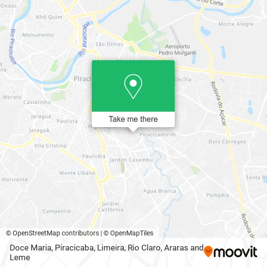 Doce Maria map