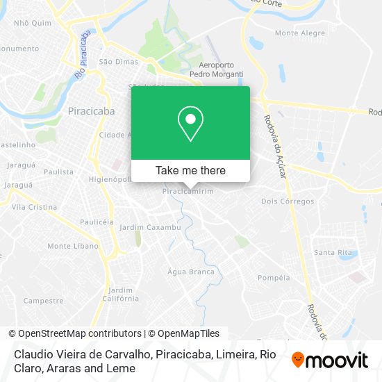 Claudio Vieira de Carvalho map