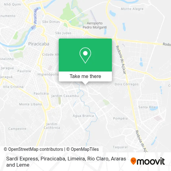 Sardi Express map