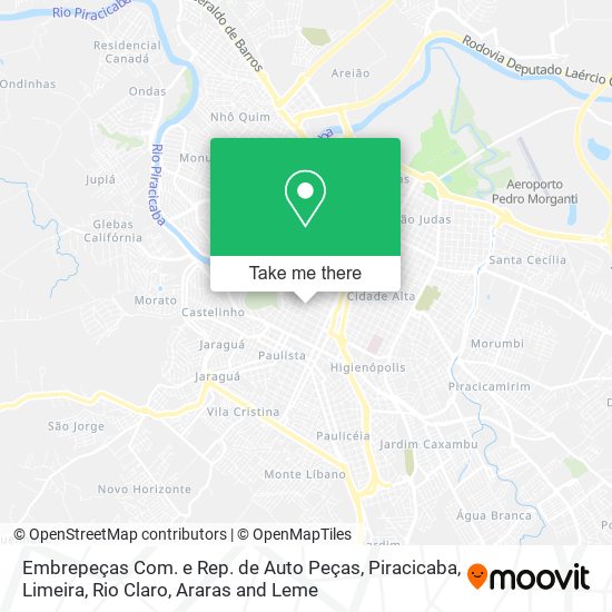 Embrepeças Com. e Rep. de Auto Peças map