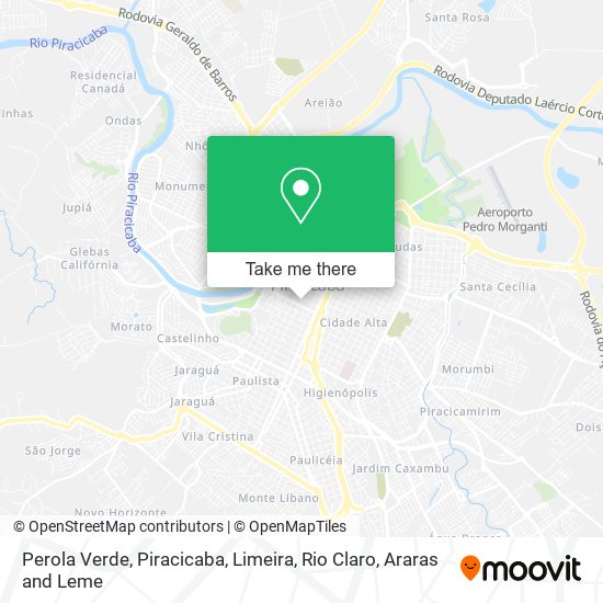 Perola Verde map