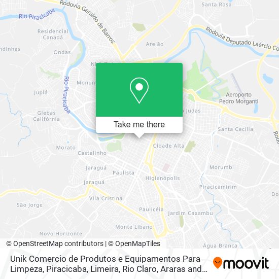 Unik Comercio de Produtos e Equipamentos Para Limpeza map