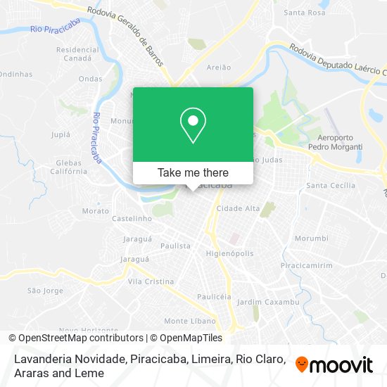 Lavanderia Novidade map