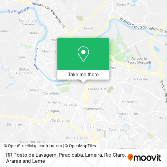 RR Posto de Lavagem map
