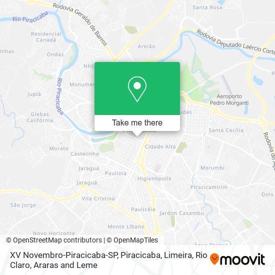 XV Novembro-Piracicaba-SP map