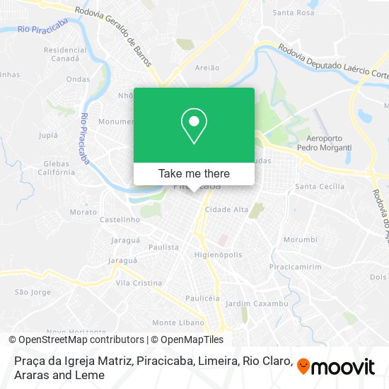 Praça da Igreja Matriz map