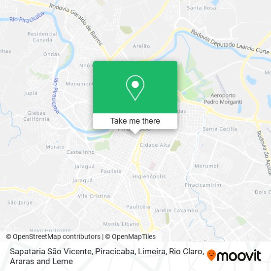 Sapataria São Vicente map