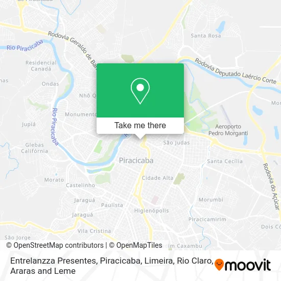 Entrelanzza Presentes map