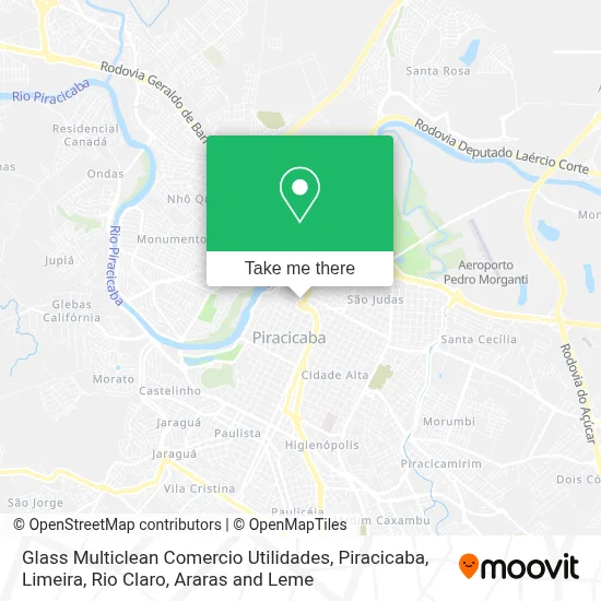 Glass Multiclean Comercio Utilidades map