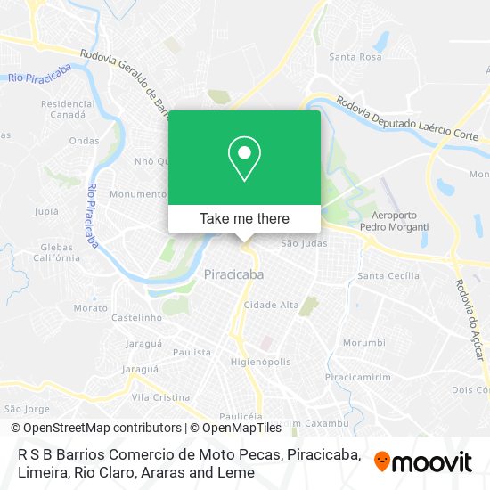 R S B Barrios Comercio de Moto Pecas map