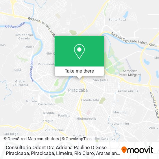 Consultório Odont Dra Adriana Paulino D Gese Piracicaba map