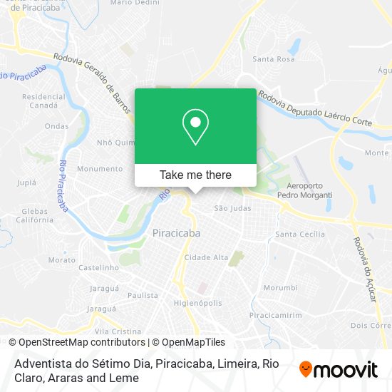 Mapa Adventista do Sétimo Dia