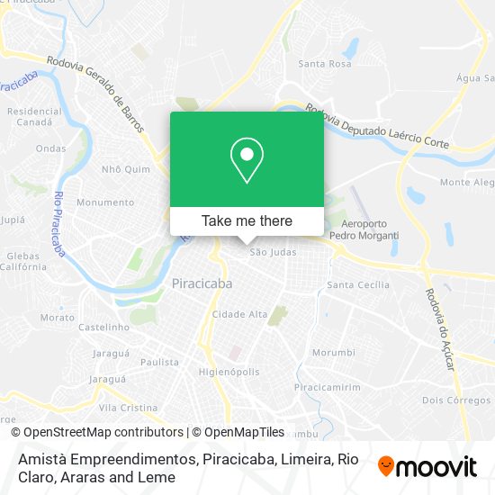 Amistà Empreendimentos map