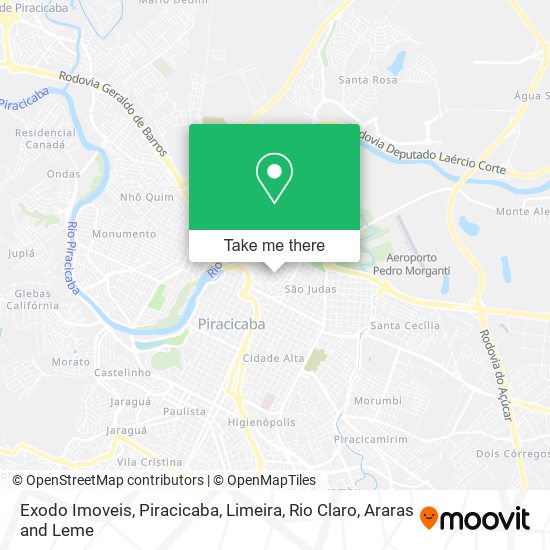 Exodo Imoveis map