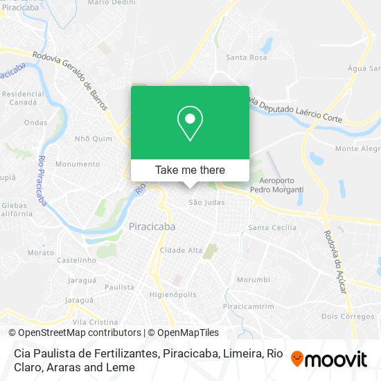 Cia Paulista de Fertilizantes map