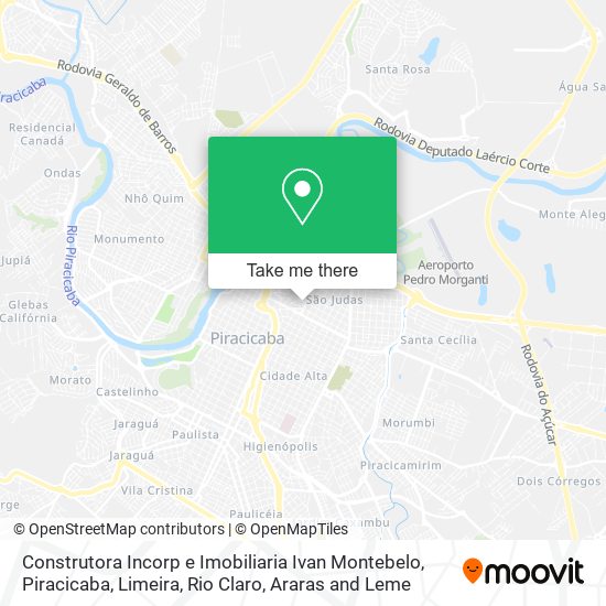 Construtora Incorp e Imobiliaria Ivan Montebelo map