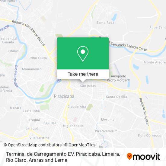 Terminal de Carregamento EV map