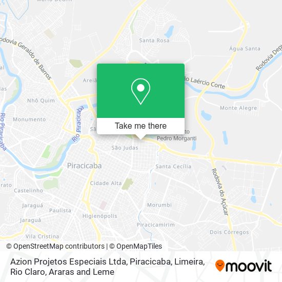 Azion Projetos Especiais Ltda map