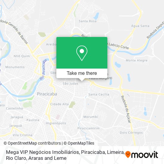 Mega VIP Negócios Imobiliários map