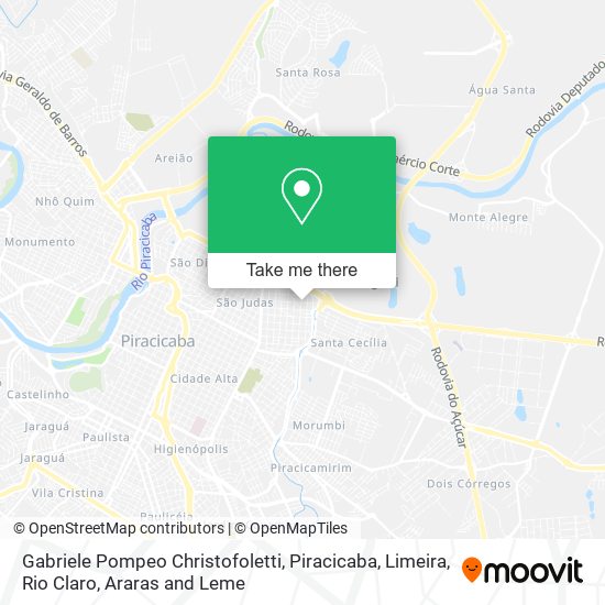 Gabriele Pompeo Christofoletti map