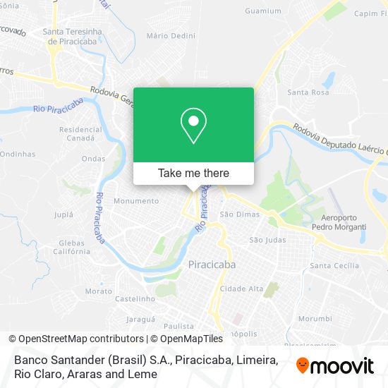 Mapa Banco Santander (Brasil) S.A.