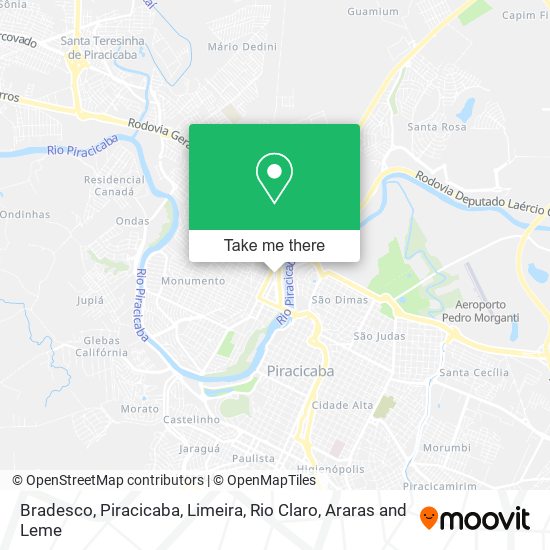 Bradesco map