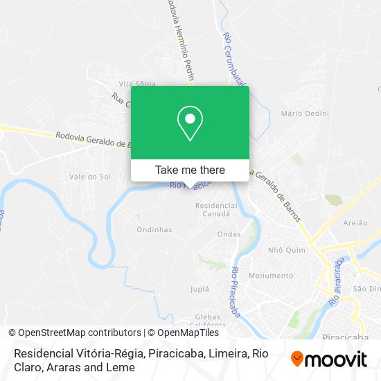 Residencial Vitória-Régia map