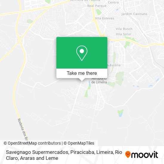 Savegnago Supermercados map