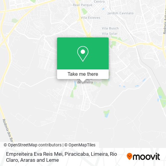 Mapa Empreiteira Eva Reis Mei