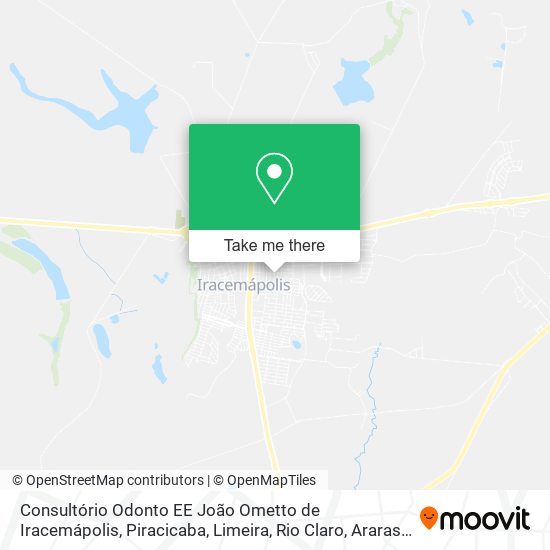 Consultório Odonto EE João Ometto de Iracemápolis map