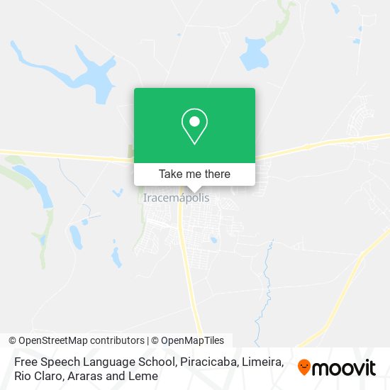 Mapa Free Speech Language School