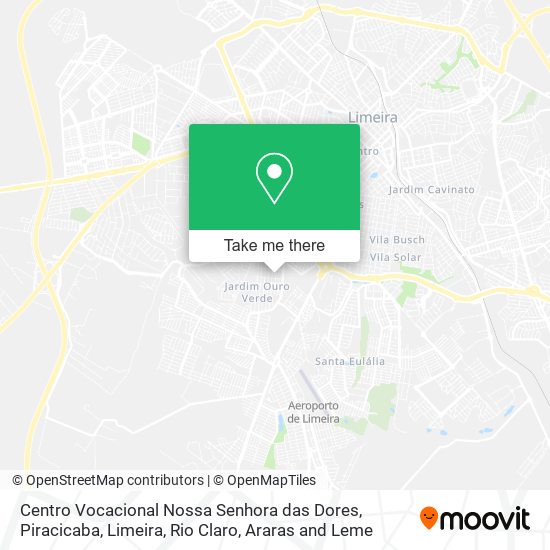 Centro Vocacional Nossa Senhora das Dores map