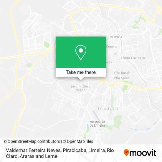 Mapa Valdemar Ferreira Neves